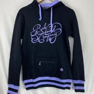 Ride Snowboard Company black/purple hoodie